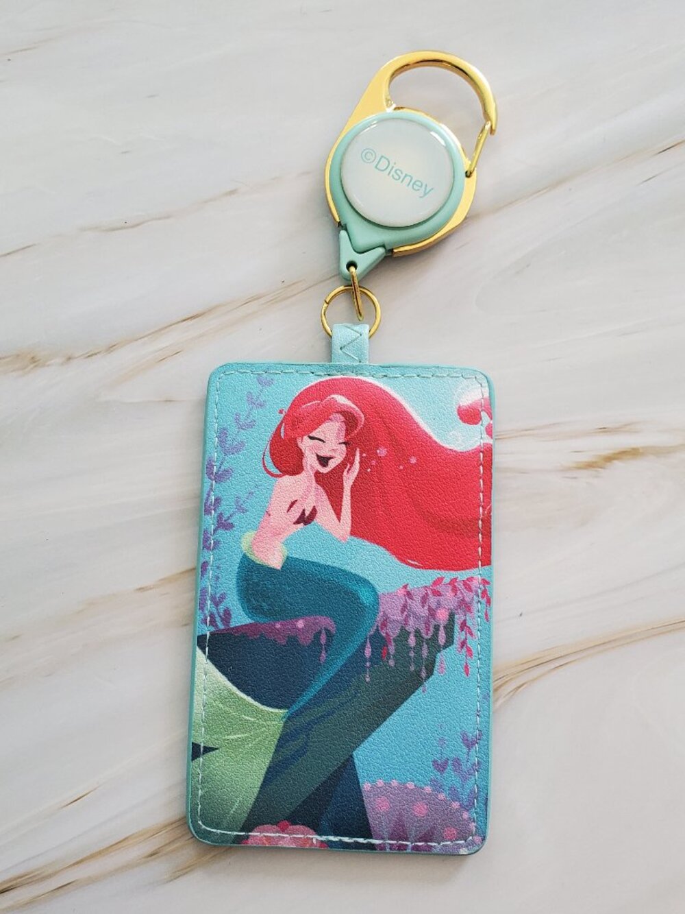 ✨$5 OFF $25 ✨ Disney Little Mermaid Ariel Retractable ID Lanyard